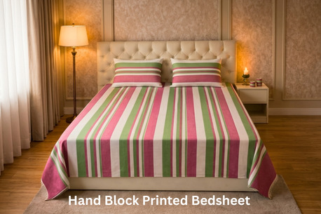 Mumbai, Items Wanted, Hand Block Printed Cotton Bedsheets &mdash; Artisan Made, Natural Dyes | Theindiglobal