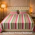 Hand Block Printed Cotton Bedsheets &mdash; Artisan Made, Natural Dyes | Theindiglobal