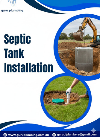 Perth, Construction, Septic Tank Installation In Port Hedland - Guru Plumbing
