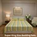 Super King Size Bedding Sets &mdash; 108x108 Pure Cotton With Pillow Covers | Theindiglobal