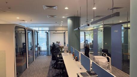 Al Nakheel, Offices, Furnished Office Space For Rent Half Portion&ndash; Office In Riyadh &ndash; Al- Nakheel Dist.