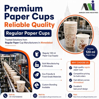 Ahmedabad, Farm & Garden, INR 1000,  Regular Paper Cup Manufacturers In Ahmedabad | 120 Ml Paper Cups Supplier
