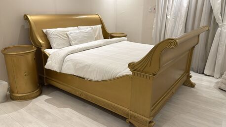 Jubail, Furniture, SAR 3650,  High Quality Unique Design Bed Set In Jubail City