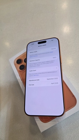 Dammam, Mobile Phones, SAR 5600,  IPhone 17 Pro Max 512 GB