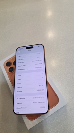 Dammam, Mobile Phones, SAR 5600,  IPhone 17 Pro Max 512 GB