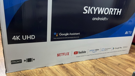 Sulai, Electronics, SAR 650,  55" 4K UHD Skyworth Google Android AI TV