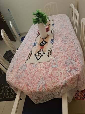Dammam, Furniture, SAR 450,  Dinning Table With 8 Chairs
