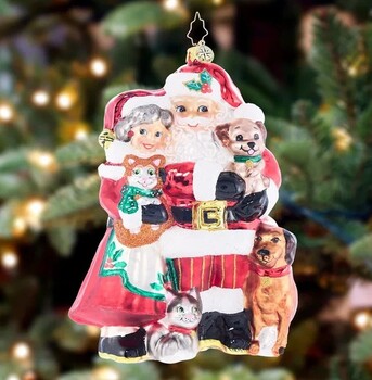 New York, Collectibles, USD 106,  Buy Luxury Christopher Radko Santa Ornaments For Home Decor In USA &ndash; A Coastal Christmas