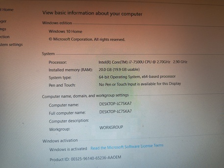 Khobar, Computers, SAR 440,  Lenovo Lap Top For Sale  15.6 Inch