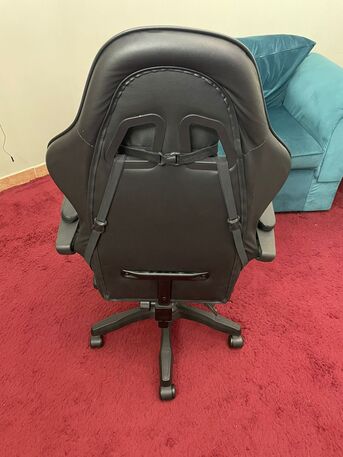 Al Rawdah, Furniture, SAR 150,  Gaming Chair With Footrest &ndash; Adjustable PU Leather, Lumbar Support