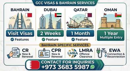 Mumbai, Travel, Tourist Visit Visa For Bahrain Qatar Oman Dubai