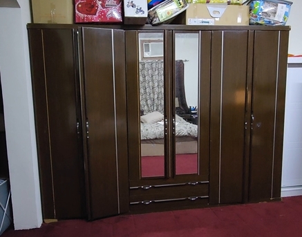 Madinah, Furniture, SAR 1500,  ???? Stunning Wooden Bedroom Set For Sale !! Only For 1500