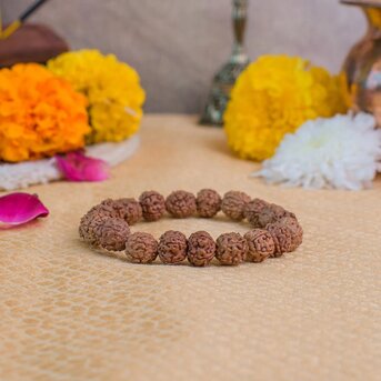 Mumbai, Furniture, INR 999,  Buy 5 Mukhi Rudraksha Bracelet For Peace, Focus & Spiritual Balance