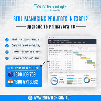 Sydney, Software Development, Still Using Excel For Projects Switch To Primavera P6 Now