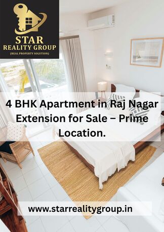 Ghaziabad, Real Estate For Sale, 4 BR,  3165 Sq. Feet,  4 BHK Apartment In Raj Nagar Extension For Sale &ndash; Prime Location.
