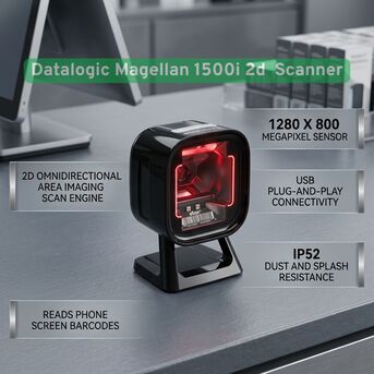 Sydney, Electronics, AUD 255,  Datalogic Magellan 1500i 2D USB Retail Scanner Black
