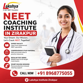 Chandigarh, Lessons Offered, Expert NEET & JEE Coaching Institute In Zirakpur