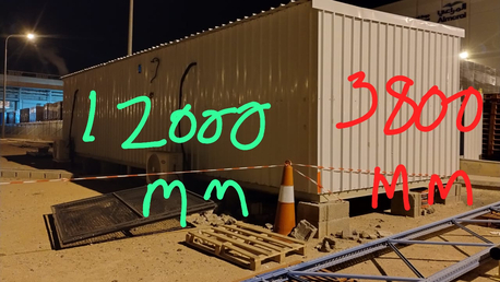 Riyadh, Industrial Machinery, SAR 8000,  Used Porta Cabin 12m ? 3.8m | 2 Rooms + Toilet & Pantry