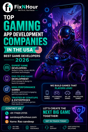 Mumbai, Web Design & Development, Top Gaming App Development Companies In The USA | Best Game Developers 2026