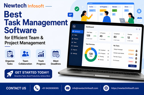 Ahmedabad, Software Development, Top Task Management Software For Businesses | Newtech Infosoft