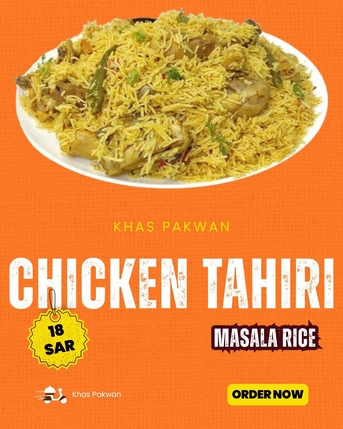 Khobar, Food, SAR 18,  Homemade Food - Chicken Tahiri Available
