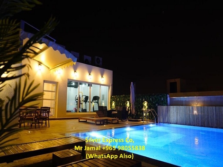 Masayel, Apartments, Flats, Houses & Villas, KWD 500/month,  Furnished,  2 BR,  100 Sq. Meter,  Fully Furnished 2 Master Bedroom Villa Flat In Masayeel.