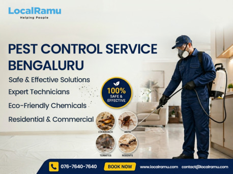 Bangalore, Appliance Repair, Premium Pest Control Service In Bengaluru By LocalRamu