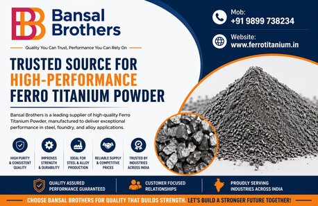 Mumbai, Automotive, Trusted Source For High-Performance Ferro Titanium Powder