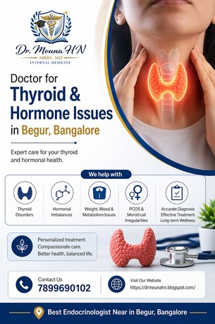 Bangalore, Health, Best Doctor For Thyroid & Hormone Issues In Begur, Bangalore&mdash; Dr. Mouna HN