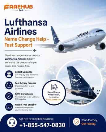 New York, Travel, Lufthansa Airlines Name Change Help &ndash; Fast Support +1-855-547-0830