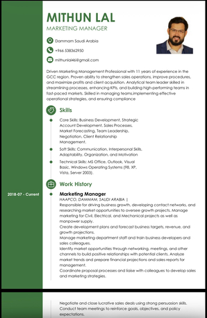 Dammam, Job Seekers, Marketing Manager | MBA | 11+ Years GCC Experience | Transferable Iqama | Dammam