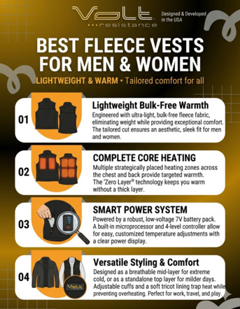 New York, Clothing & Accessories, Best Fleece Vests For Men & Women &ndash; Lightweight & Warm