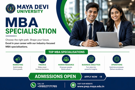 Noida, Education, Best MBA Specialisation Programs In India