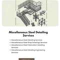 Error-Free Miscellaneous Steel Detailing Services In California.