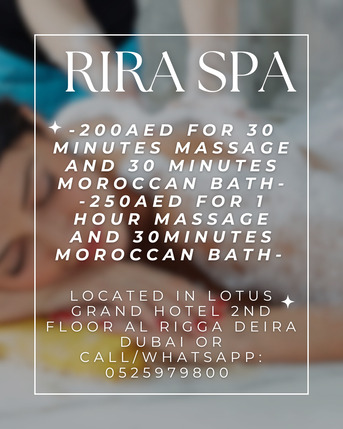 Al Rigga, Health, Rira Spa Offer 4/22/2026