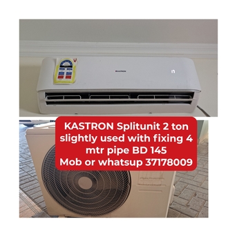 Manama, Air Conditioners, BHD 140,  🌍🌐Kastron Splitunit 2 Ton In Good Condition For Sale With Delivery And Fixing