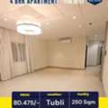 BHD 475/month,  Furnished,  250 Sq. Meter,  Semi-Furnished 4 BHK Apartment For Rent In Tubli | BD 475/-