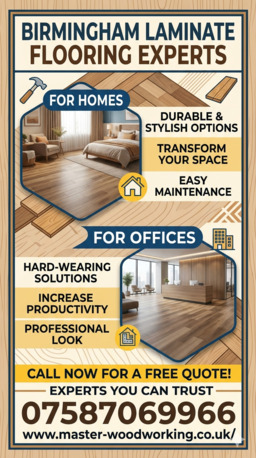 Birmingham, Business, Birmingham Laminate Flooring Experts For Homes & Offices