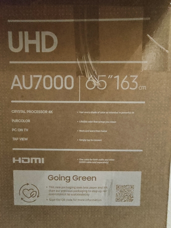Mushrefah, Electronics, SAR 1700,  Samsung UHD AU7000 65 Inch