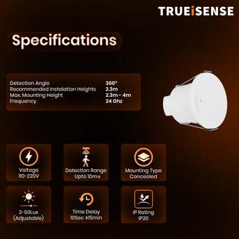 Noida, Electronics, True Presence Sensor &mdash; What It Is, How It Works & Why It Outperforms PIR | Trueisense Indi