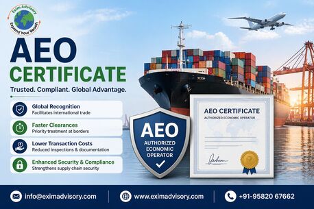 Noida, Legal, AEO Certificate For Trusted Trader Status &ndash; Exim Advisory
