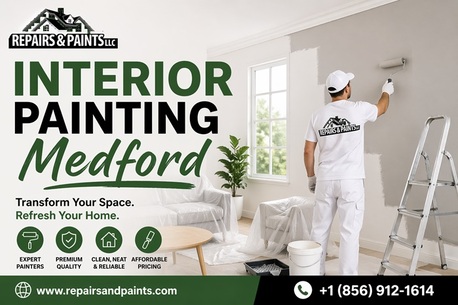 New York, Business, Expert Interior Painting Medford Services | Repairs & Paints LLC