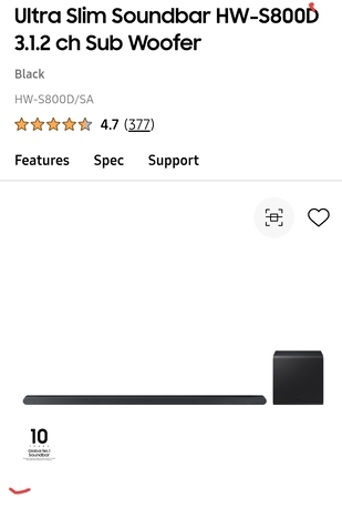 Mushrefah, Electronics, SAR 1000,  S800D Samsung Sound System