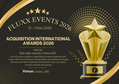 Dubai, Event Planning, Acquisition International Awards 2026 | Global Recognition By Fluxx Events