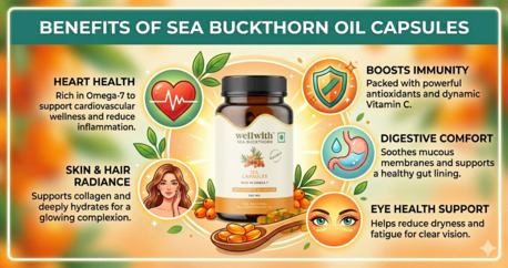 Mumbai, Health & Beauty Items, INR 1,  Sea Buckthorn Oil Capsules Benefits For Skin