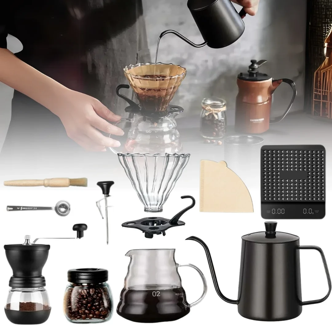 Sitra, Appliances, BHD 10,  -طقم صانع مشروبات الكوفي NEW V60 Make 10in 1 Filter Coffee Set