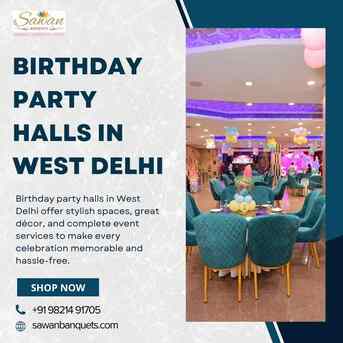 New Delhi, Event Planning, Birthday Party Halls In West Delhi