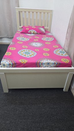 Dammam, Furniture, SAR 350,  New Condition Single Bed With Mattress Standard Size 120.cm X 200.cm 2-pcs Each Price Sr35