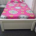 SAR 350,  New Condition Single Bed With Mattress Standard Size 120.cm X 200.cm 2-pcs Each Price Sr35