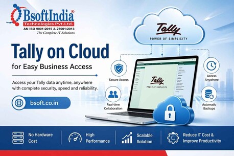 New Delhi, Guest Posting, Tally On Cloud For Easy Business Access | Bsoft.co.in